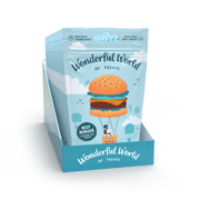 Wonderful World of Treats Beef Burger Dog Treats