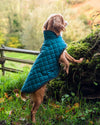Henry Wag Teal Quilted Dog Jacket