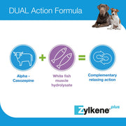 Vetoquinol Zylkene Plus Calming Supplement for Cats and Dogs