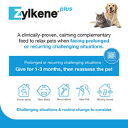 Vetoquinol Zylkene Plus Calming Supplement for Cats and Dogs