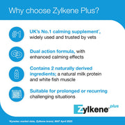 Vetoquinol Zylkene Plus Calming Supplement for Cats and Dogs