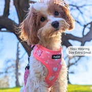 PupClub Adjustable Harness - Peachy Hearts