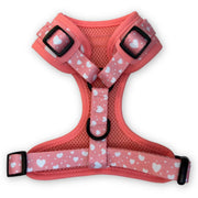PupClub Adjustable Harness - Peachy Hearts