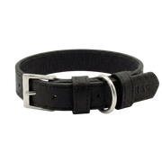 Ralph & Co Black Leather Dog Collar