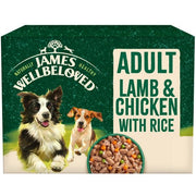 James Wellbeloved Lamb and Chicken with Rice in Gravy Pouches Adult Wet Dog Food