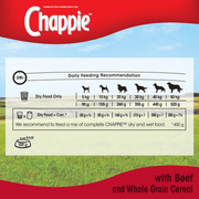 Chappie Complete Dry Dog Food Beef and Wholegrain Cereal