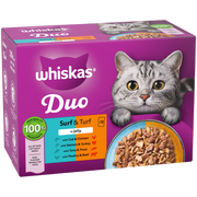 Whiskas 1+ Duo Surf & Turf in Jelly