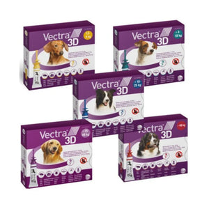 Vectra® 3D Spot-On Flea and Tick Treatment - 3 Pack