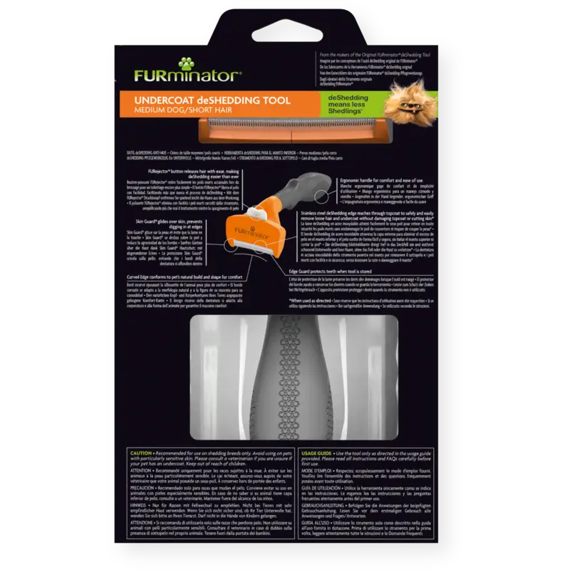 FURminator Undercoat DeShedding Tool for Short Hair Dogs