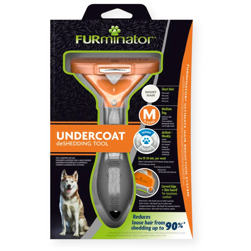 FURminator Undercoat DeShedding Tool for Short Hair Dogs