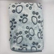 PupClub Dog Blanket - Grey Paws