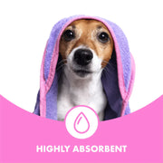 DotDotPet Bamboo Bath Towel for Dogs