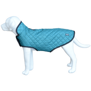Henry Wag Teal Quilted Dog Jacket