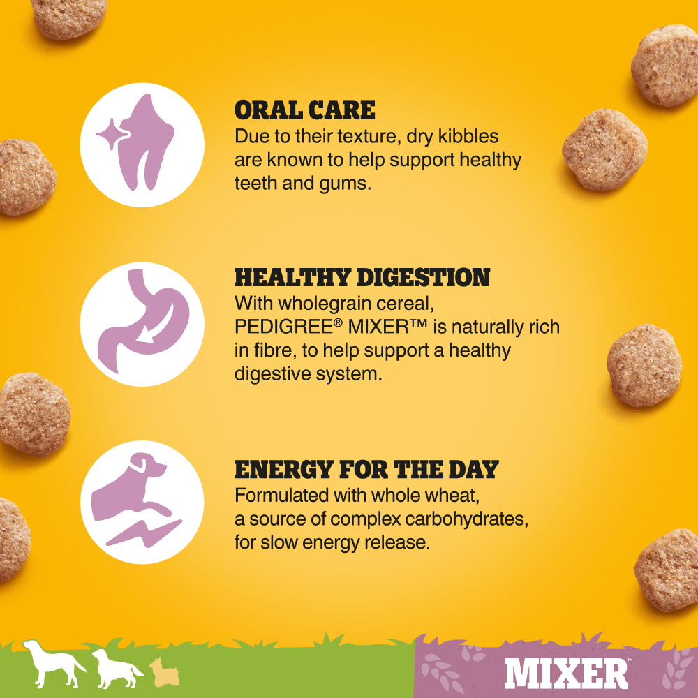 Pedigree Mixer with Wholegrain Cereals 12kg
