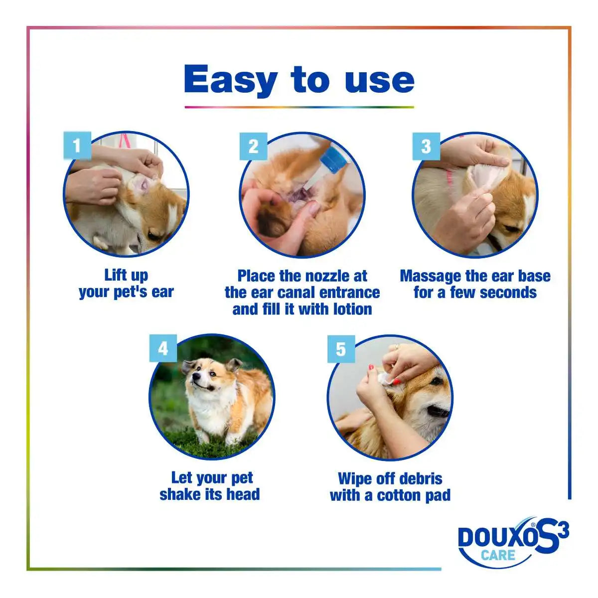 DOUXO® S3 Care Ear Cleaner for Dogs and Cats | Joii Pet Shop