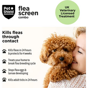 PetShield Fleascreen Combo for Dogs - 3 Pack