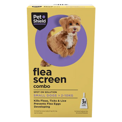 PetShield Fleascreen Combo for Dogs - 3 Pack