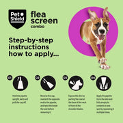 PetShield Fleascreen Combo for Dogs - 3 Pack