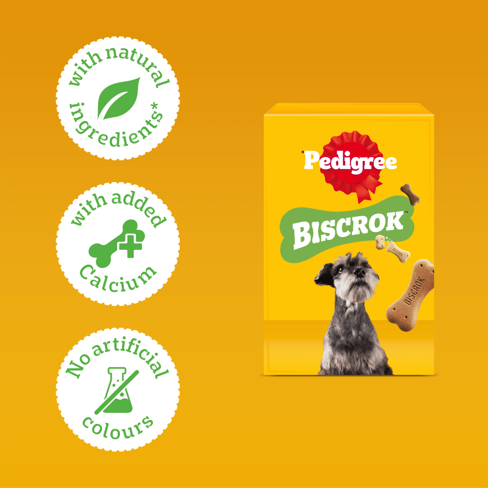 Pedigree Biscrok Original Dog Biscuits Multi Mix 500g