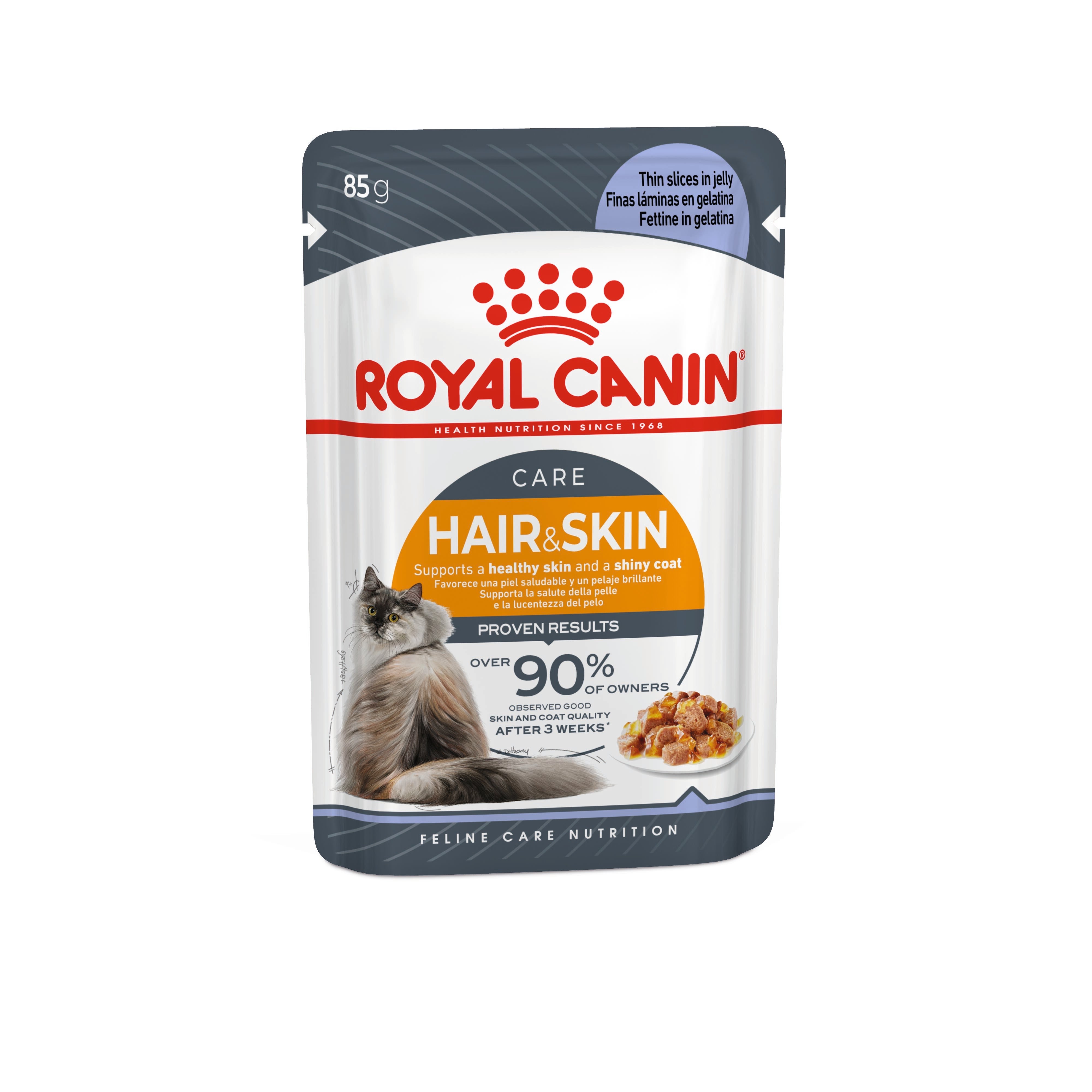ROYAL CANIN® Hair and Skin Care in Jelly for Cats