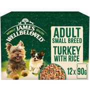 James Wellbeloved Small Dog Adult Turkey in Gravy Pouches