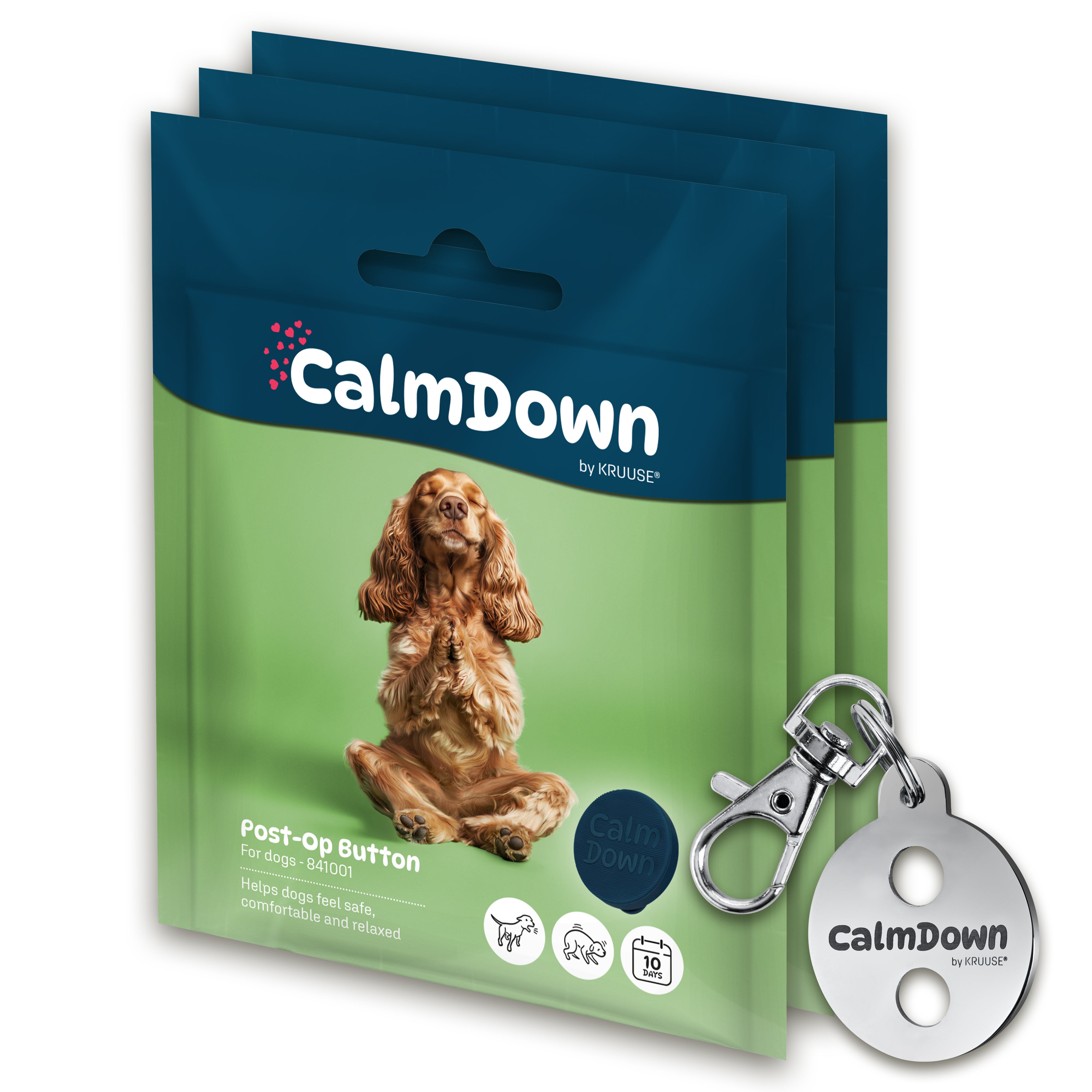Kruuse CalmDown Dog Tag Kit 3 Button