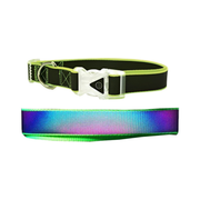 Go Walk LED Reflective Rainbow Collar