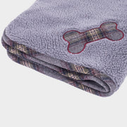 Petface Grey Tweed Comforter Dog Blanket