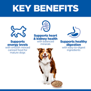 Hill's Science Plan Mature Adult Wet Dog Food with Chicken and Beef