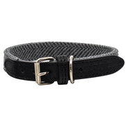 Ralph & Co Herringbone & Leather Collar - Balmoral
