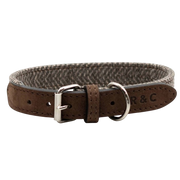 Ralph & Co Lincoln Herringbone & Leather Collar