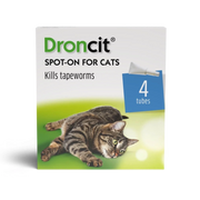 Vetoquinol Droncit Spot-On Tapewormer for Cats
