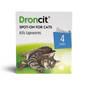 Vetoquinol Droncit Spot-On Tapewormer for Cats