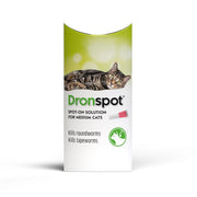 Vetoquinol Dronspot Spot On Wormer for Medium Cats (2.5 to 5kg)