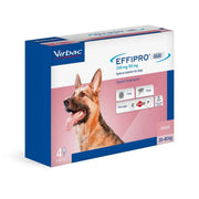 Virbac Effipro Duo Flea and Tick Spot on Solution for Cats and Dogs - 4 Pippettes