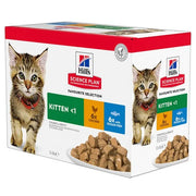 Hill's Science Plan Multipack Chicken and Ocean Fish Gravy Kitten Food