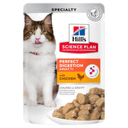 Hill's Science Plan Perfect Digestion Adult 1+ Wet Cat Food with Chicken
