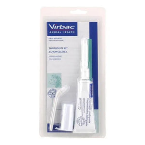 Virbac Toothpaste and Toothbrush Kit for Cats