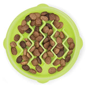 Outward Hound Kitty Slow Feeder Green for Cats