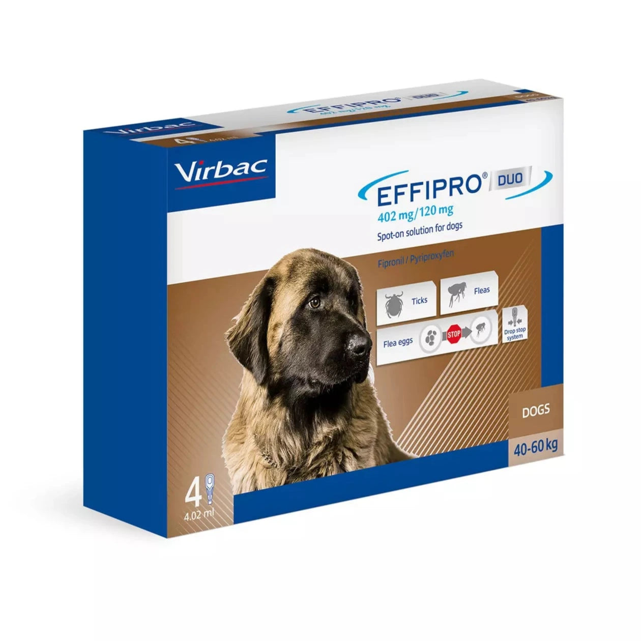 Effipro Duo Flea and Tick Spot on Solution for Cats and Dogs