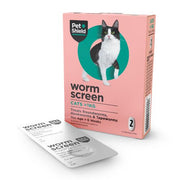 PetShield Wormscreen Wormer Tablets for Cats - 2 Tablets