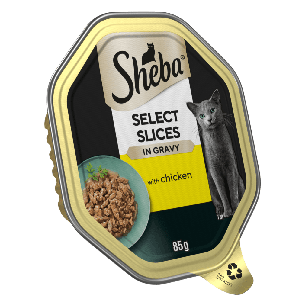 Sheba Select Slices Trays Chicken in Gravy 22x85g