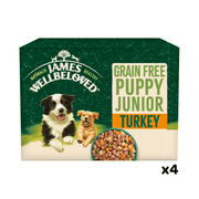 James Wellbeloved Grain Free Puppy Wet Food Turkey in Gravy