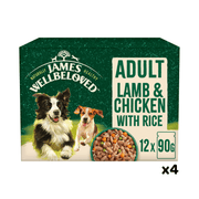 James Wellbeloved Adult Dog Wet Food Lamb in Gravy