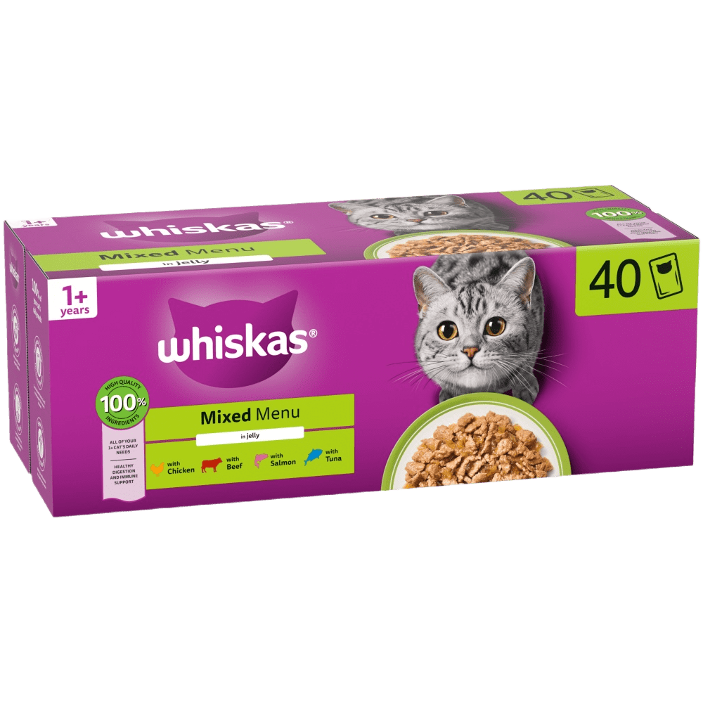 Whiskas 1+ Mixed Menu in Jelly