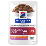Hill's Prescription Diet i/d Digestive Care Kitten Wet Food with Chicken - 12 x 85g