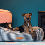 Ralph & Co Luxury Tweed Houndstooth Bolster Bed