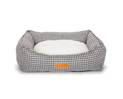 Ralph & Co Luxury Tweed Houndstooth Bolster Bed