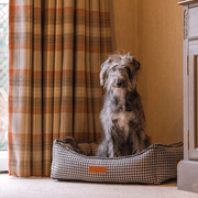 Ralph & Co Luxury Tweed Houndstooth Bolster Bed