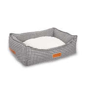Ralph & Co Luxury Tweed Houndstooth Bolster Bed